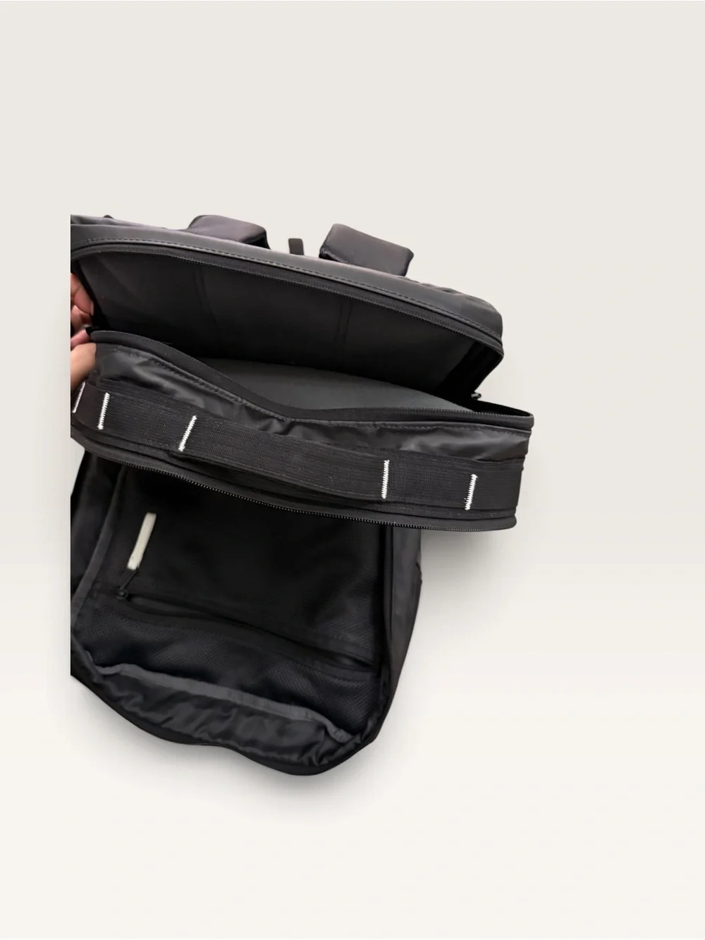 The North Face Black Utility Backpack with Front Zip Pocket